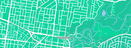 Map showing the location of Sun Installations in Heidelberg, VIC 3084