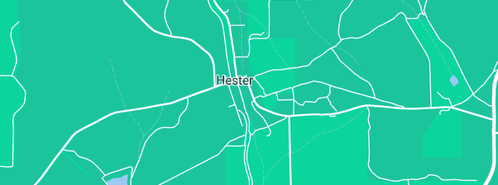 Map showing the location of Allworks Plumbing & Gasfitting in Hester, WA 6255