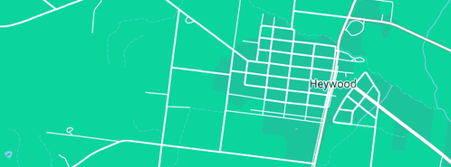 Map showing the location of Bowden Bob in Heywood, VIC 3304