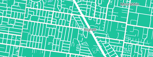 Map showing the location of A Jones Plumbing Services Bayside and Beyond in Highett, VIC 3190