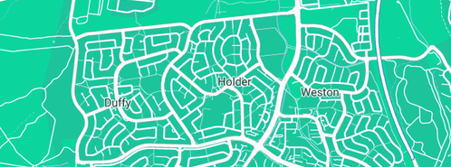 Map showing the location of Holder Plumbing & Home Maintenance in Holder, ACT 2611