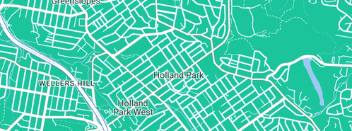 Map showing the location of Bowater & Rodgers Plumbing & Maintenance in Holland Park, QLD 4121