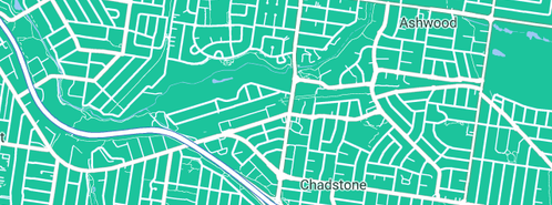 Map showing the location of Robertson in Holmesglen, VIC 3148