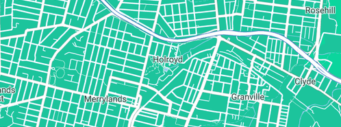 Map showing the location of Parramatta Plumbers & Plumbing Services in Holroyd, NSW 2142