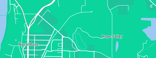 Map showing the location of Caliber Plumbing & Gas in Hope Valley, WA 6165