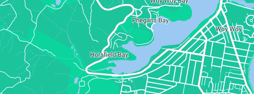 Map showing the location of Radar Plumbing in Horsfield Bay, NSW 2256