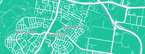 Map showing the location of Isaac Plumbing Services in Hoxton Park, NSW 2171