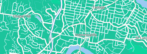 Map showing the location of Mark Frawley Plumbing in Indooroopilly, QLD 4068