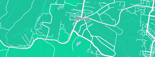 Map showing the location of Rainwater Tanks Direct in Ingleside, NSW 2101