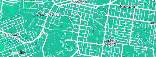 Map showing the location of Rapidheat Gas & Plumbing in Ipswich, QLD 4305