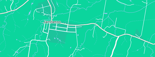 Map showing the location of M & AJ Telfer in Jamberoo, NSW 2533