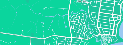 Map showing the location of Bush to Beach Plumbing in Jan Juc, VIC 3228