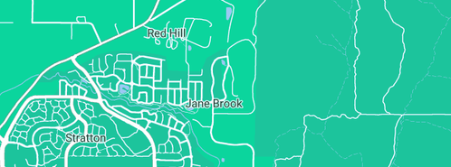 Map showing the location of Jane Brook Plumbing & Gas in Jane Brook, WA 6056