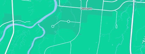 Map showing the location of Geaney BJ & DL in Jensen, QLD 4818