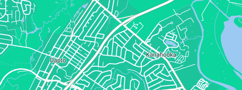 Map showing the location of Big Dog Plumbing and Maintenance in Kanahooka, NSW 2530