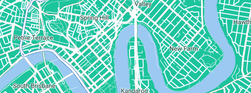 Map showing the location of Mitchell plumbing & Gas in Kangaroo Point, QLD 4169