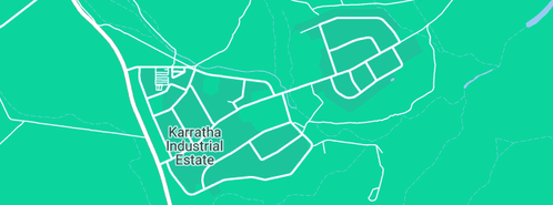 Map showing the location of Allround Plumbing Service Pty Ltd in Karratha Industrial Estate, WA 6714