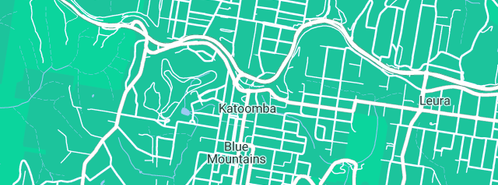 Map showing the location of Paul's Plumbing in Katoomba, NSW 2780