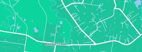 Map showing the location of Bonnyrigg Plumbing Ser in Kemps Creek, NSW 2178