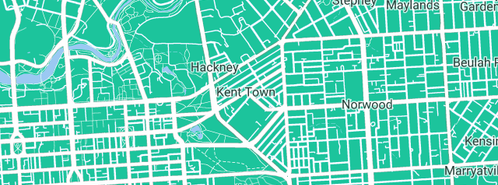 Map showing the location of Midstar (Australia) Pty Ltd in Kent Town, SA 5067