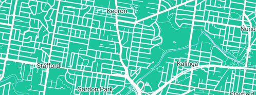 Map showing the location of Pv Plumbing Services in Kedron, QLD 4031