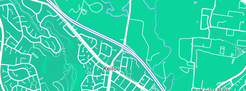 Map showing the location of Plumb Melbourne in Keilor, VIC 3036