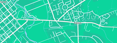 Map showing the location of David Frisby Plumbing in Kelso, NSW 2795