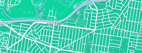 Map showing the location of John Amore Plumbing in Kew East, VIC 3102