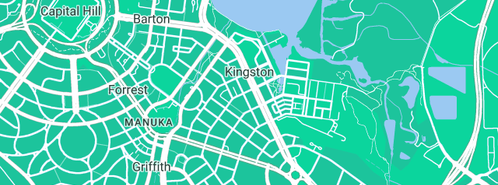 Map showing the location of William Edmund Pty Ltd in Kingston, ACT 2604