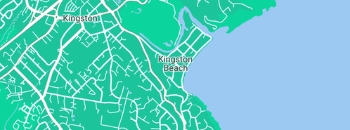 Map showing the location of Plumbing Inspection & Consultancy Service in Kingston Beach, TAS 7050