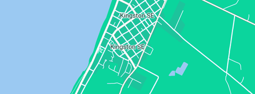 Map showing the location of KINGSTON PLUMBING & PUMPS - ( Kevin Wright Plumber & Gasfitter ) in Kingston SE, SA 5275