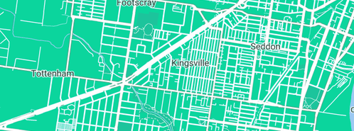 Map showing the location of ah Plumbing Services in Kingsville, VIC 3012