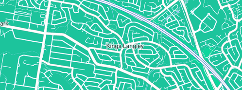 Map showing the location of Signature Plumbing Services in Kings Langley, NSW 2147