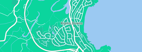 Map showing the location of S.O.S Hot Water & Plumbing Service in Kiama Downs, NSW 2533