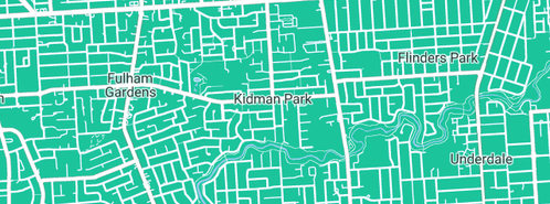 Map showing the location of Watson Plumbing Pty Ltd in Kidman Park, SA 5025