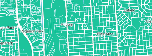 Map showing the location of Fresh Plumbing Solutions in Kilburn, SA 5084