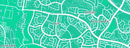 Map showing the location of Pipeco Concrete (Act) Pty Ltd in Kippax, ACT 2615