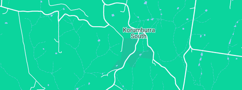 Map showing the location of Clover Plumbing P/L in Korumburra South, VIC 3950