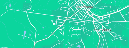 Map showing the location of Blogg Bros Plumbing in Korumburra, VIC 3950