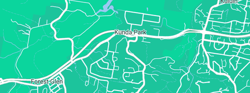 Map showing the location of MJ United Plumbing & Drainage in Kunda Park, QLD 4556