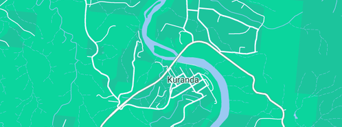 Map showing the location of Daryl Styles Plumbing in Kuranda, QLD 4881