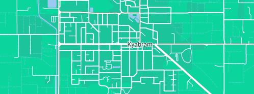 Map showing the location of Rod Bain Plumbing in Kyabram, VIC 3620