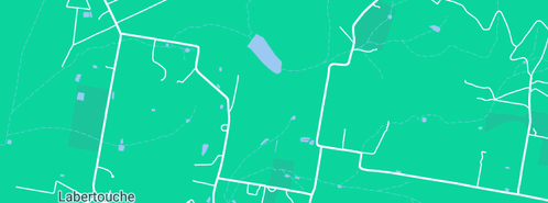 Map showing the location of B.P.K. Plumbing Services in Labertouche, VIC 3816