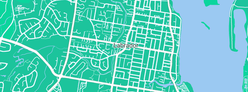 Map showing the location of All Plumbing And Gas Services in Labrador, QLD 4215