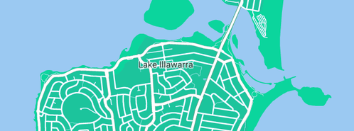 Map showing the location of Fast Flow Plumbing Service in Lake Illawarra, NSW 2528