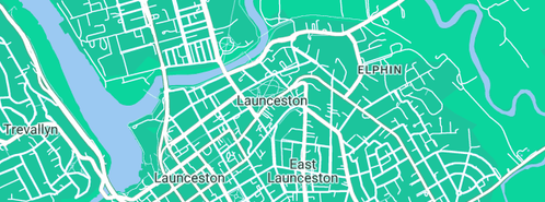 Map showing the location of www.darrenmaceplumbing.com.au/ in Launceston, TAS 7250