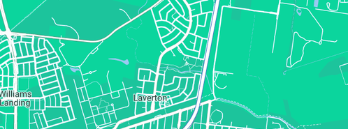 Map showing the location of Network Plumbing in Laverton, VIC 3028