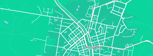 Map showing the location of George C L in Leongatha, VIC 3953