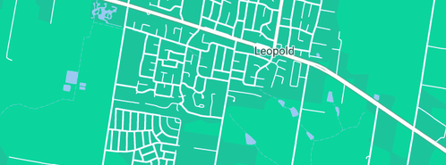 Map showing the location of Barwon Services Pty Ltd in Leopold, VIC 3224