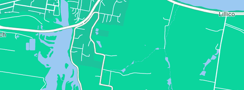 Map showing the location of Ian Hackwill in Leith, TAS 7315